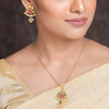 22k Gold Plated Amolya Varnika Pendant Set