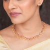 22k Gold Plated Amolya Pushkara Necklace Set