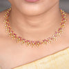 22k Gold Plated Amolya Pushkara Necklace Set