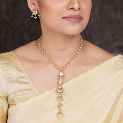 22k Gold Plated Amolya Yamika Necklace Set