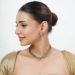 22k Gold Plated Tarini Dyuti Necklace set