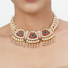 22k Gold Plated Tarini Gunika Necklace set