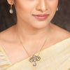 22k Gold Plated Amolya Aabhaari Pendant Set