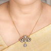22k Gold Plated Amolya Aabhaari Pendant Set