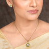 22k Gold Plated Amolya Khushaali Pendant Set
