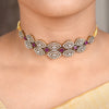 22k Gold Plated Amolya Mayurya Choker Set