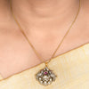 22k Gold Plated Amolya Vanshika Pendant Set