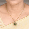 22k Gold Plated Amolya Rajnita Pendant Set