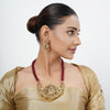 22k Gold Plated Tarini Krisha Necklace set