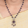 22k Gold Plated Amolya Kumudini Pendant Set