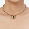 22k Gold Plated Tarini Mansi Necklace set