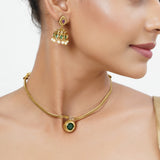 22k Gold Plated Tarini Mansi Necklace set