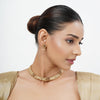 22k Gold Plated Tarini Mayuri Necklace set