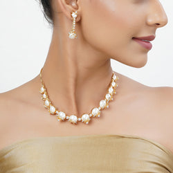 22k Gold Plated Tarini Medha Necklace set