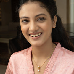 22k Gold Plated Jasmine Pendant