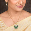 22k Gold Plated Amolya Indulekha Pendant Set