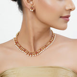 22k Gold Plated Tarini Mokshita Necklace set