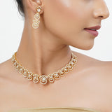 22k Gold Plated Tarini Nandita Necklace set