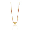 Gold Plated Barsaat Coral Pearl Bead Set