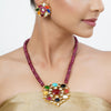 22k Gold Plated Tarini Nitya Necklace set