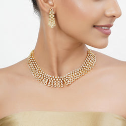 22k Gold Plated Tarini Parnika Necklace set