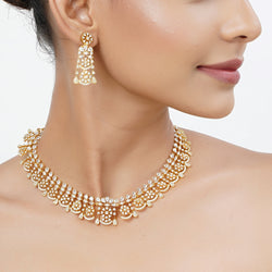 22k Gold Plated Tarini Pranika Necklace set