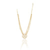 Gold Plated Barsaat Zircon Quatrafoil Necklace Set