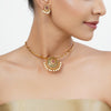 22k Gold Plated Tarini Raahi Necklace set