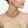 Antique Gold  Tarini Rakhi Necklace set