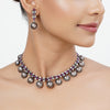 Black Tarini Ritika Necklace set