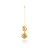 Gold Plated Barsaat Kundan Ghungroo Necklace Set