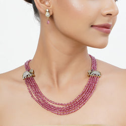 Antique Gold Tarini Rohini Necklace set