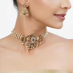 22k Gold Plated Tarini Samriddhi Necklace set