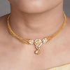 22k Gold Plated Amolya Aneesha Necklace Set