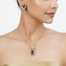 Antique Gold  Tarini Sparshika Necklace set
