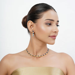 22k Gold Plated Tarini Vaidehi Necklace set
