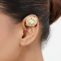 22k Gold Plated Mukta Bhavani Earring