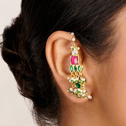 22k Gold Plated Kavya Tishya Kaan Chain