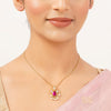 22k Gold Plated Roop Eshana Pendant