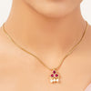 22k Gold Plated Roop Navya Pendant