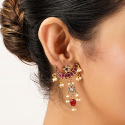 22k Gold Plated Roop Urvashi Earring