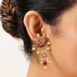 22k Gold Plated Roop Urvashi Earring