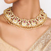 22k Gold Plated Teej Angira Necklace Set