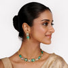 22k Gold Plated Teej Valaya Choker Set