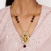 22k Gold Plated Teej Devalya Pendant Set