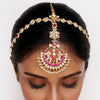 22k Gold Plated Teej Kalasya Tikka