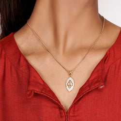 22k Gold Plated Manjira Pendant Set