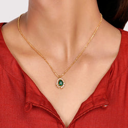 22k Gold Plated Neera Pendant Set