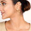 22k Gold Plated Kaani Mrinala Earring