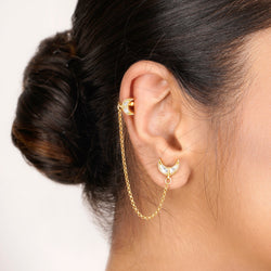22k Gold Plated Kaani Aariza Earring